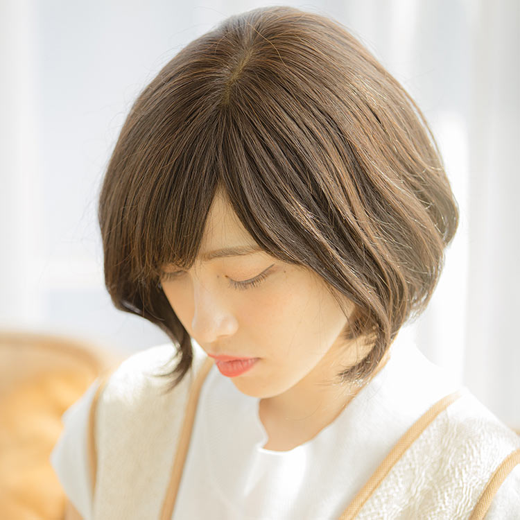 天使のモルンショート人毛MIX