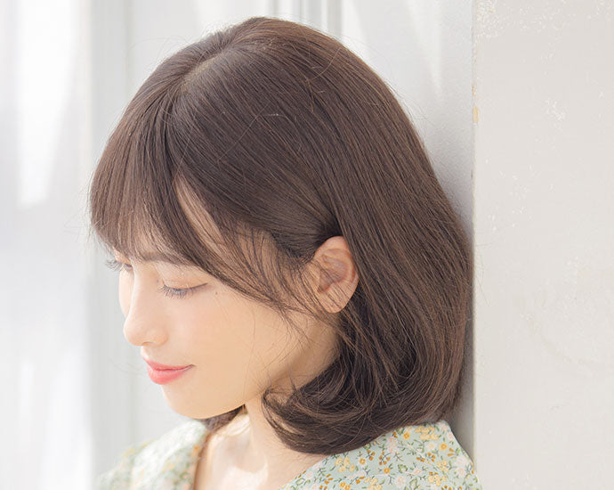 天使のアンティークボブ人毛MIX