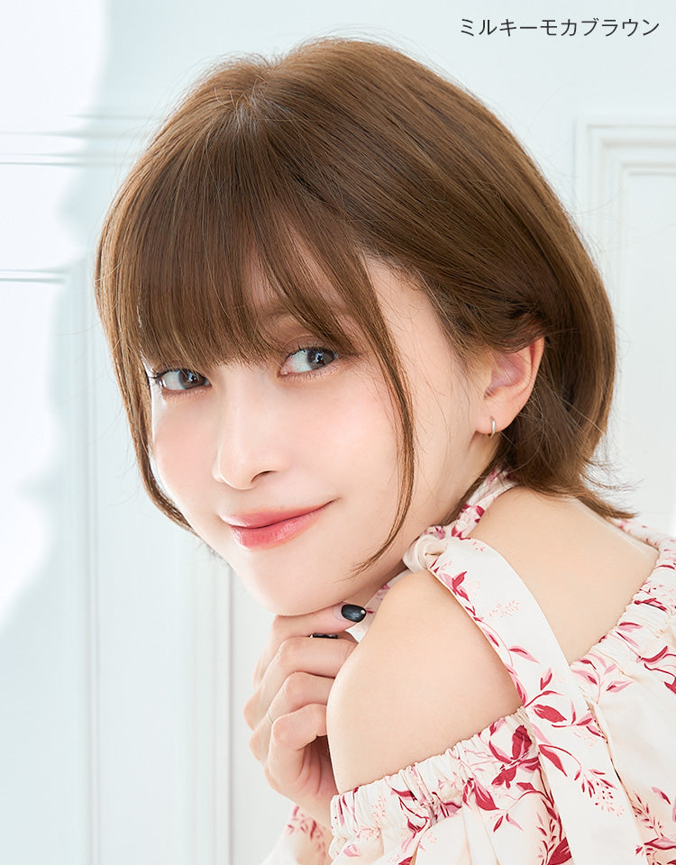 天使のラテショートplus人毛MIX