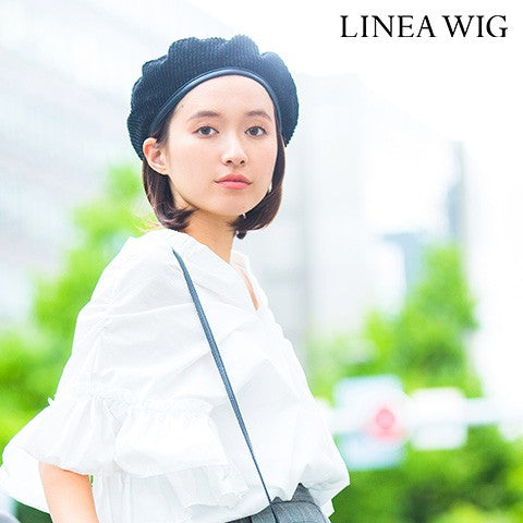 バンダナウィッグボブ人毛MIX