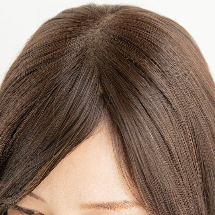 天使のヘアピースワイド_ナチュラル人毛MIX