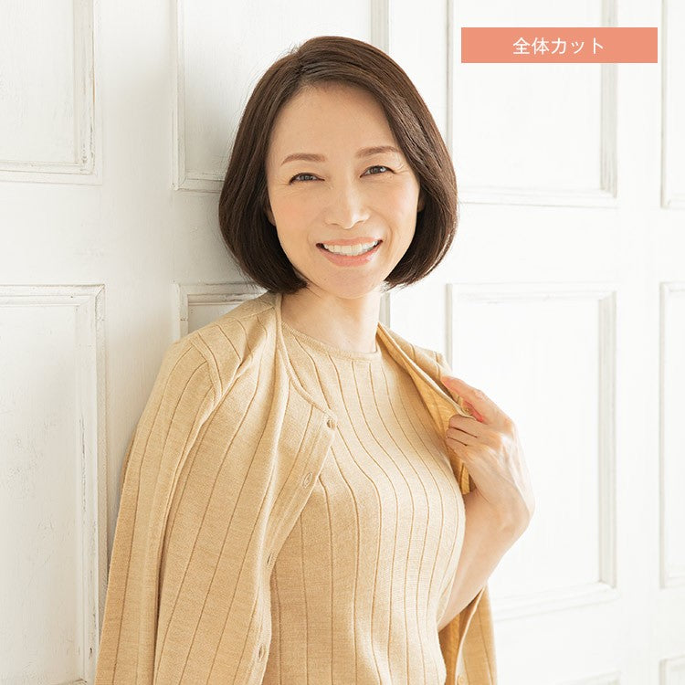 天使のヘアピースワイド_フリーリー人毛MIX