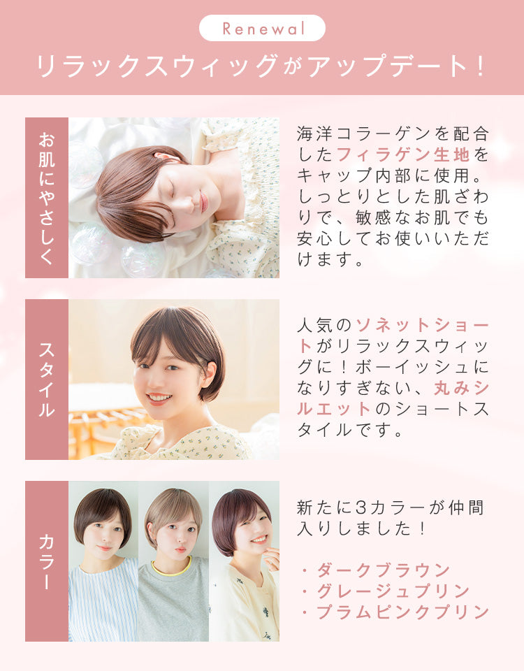 潤リラックスウィッグ_ソネットショート