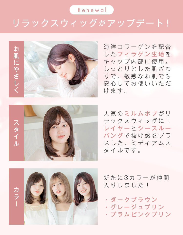 潤リラックスウィッグ_ミルムボブ