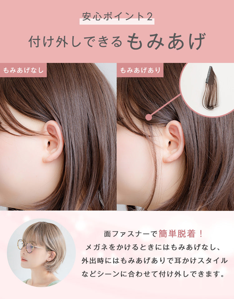 潤リラックスウィッグ_ラテショート
