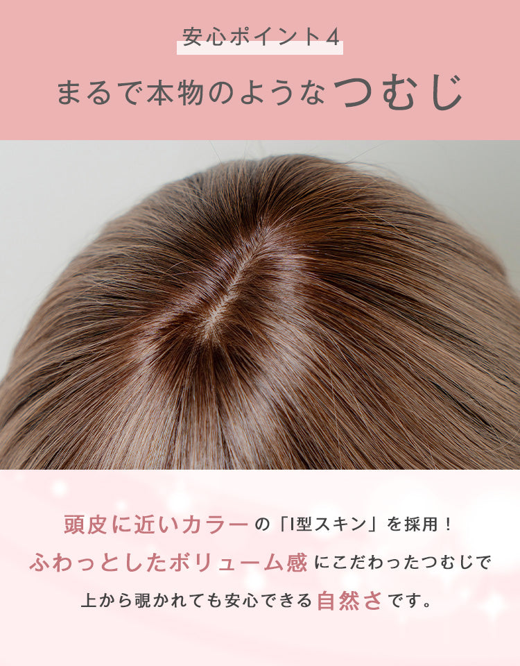潤リラックスウィッグ_ラテショート