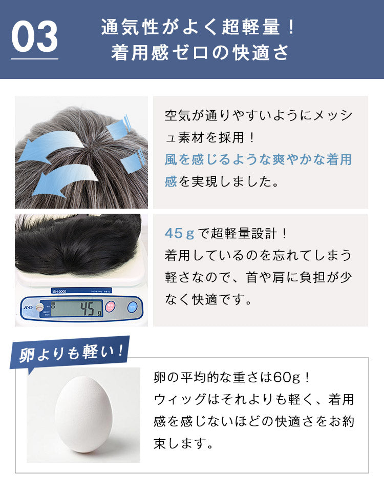 【メンズパンフレット掲載】ロイヤルショート人毛MIX