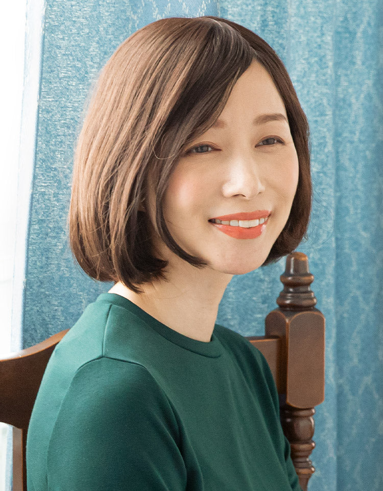天使のヘアピースワイド_ナチュラル人毛MIX